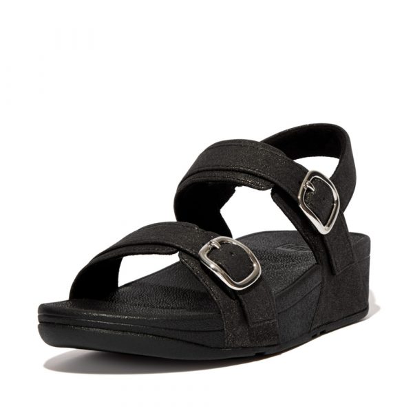fitflop sandal adjustable all black