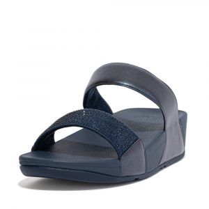 Fitflop sandal slide lulu blå